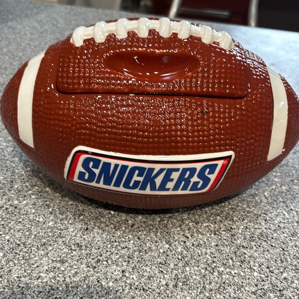 Snickers Ceramic Collectible Football